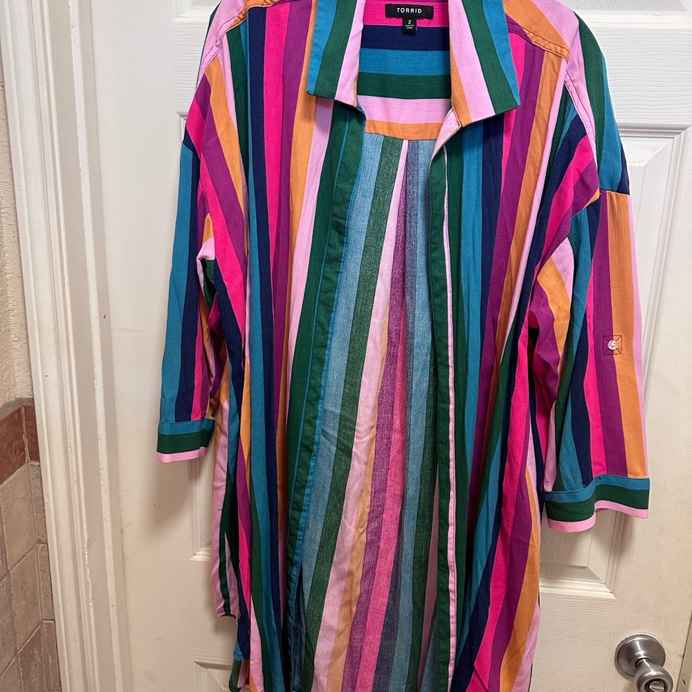 Torrid Oversized Kimono Shirt